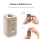 Mini 3-in-1 Portable Camping Air Pump and Lantern 1200mAh Rechargeable Electric Pump with 5 Nozzles for Australian Outdoor Camping and Hiking
