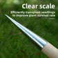 2 Pack Gardening Dibber with T-Shaped Wooden Handle Chrome Tip Seed Sower and Transplanting Tool with Measurement Scale for Local Garden Maintenance