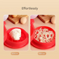 Black Manual Meat Shredder with Spiked Interior for Quick Chicken Separation Professional Rotating Tool for Local Home Kitchens Effortless Meal Prep Solution