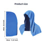 Rose red football Instant Cooling Hooded Towel U-Shaped Sun Protection Quick Dry Scarf with Carabiner Pouch for Local Outdoor Sports and Gym Workouts