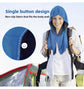 Black football Instant Cooling Hooded Towel U-Shaped Sun Protection Quick Dry Scarf with Carabiner Pouch for Local Outdoor Sports and Gym Workouts