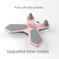 Pink Multi-functional Balance Board with Timer for Core Training and Fitness Entertainment, Home Workout Equipment for Abdominal Strength and Overall Conditioning