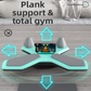Black Multi-functional Balance Board with Timer for Core Training and Fitness Entertainment, Home Workout Equipment for Abdominal Strength and Overall Conditioning