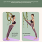 Purple Aerial Yoga Door Hanging Strap for Home Workouts Adjustable Stretch Band for Backbend Inversion and Flexibility Premium Standard Fit for Local Enthusiasts
