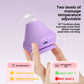 Purple Electric Suction Fascia Massage Ball with Heated Vibration Type-C Rechargeable Deep Muscle Relaxation Tool for Local Professionals and Modern Lifestyles