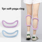 2-PCS Purple Multifunctional Yoga Ring Pilates Circle with Soft TPE Double Arc Design for Calf Relaxation and Posture Correction Ideal for Local Home Gym Fitness