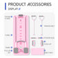 Pink Multi-functional Core Training Board with Digital Timer and Resistance Bands Foldable Fitness Panel for Home Abdominal and Pilates Workouts Solution