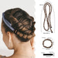 2-PCS Pink Heatless Hair Curler Set Extra Long Overnight Soft Ribbon for Natural Big Waves Damage-Free Professional Home Styling Solution for Local Women