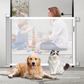 Grey Retractable Baby Safety Gate and Pet Barrier Extra Wide 300cm for Stairs and Doorways No Drill Mesh In-Home Protection Solution for Local Families