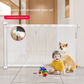 White Retractable Baby Safety Gate and Pet Barrier Extra Wide 300cm for Stairs and Doorways No Drill Mesh In-Home Protection Solution for Local Families
