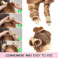 khaki Heatless Hair Curler Set with Satin Ribbon and Sleep Caps for Overnight Big Waves Easy Damage-Free Styling Solution for Local Women Professional Kit