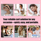 Coffee brown Heatless Hair Curler Set with Bowtie Ribbon for Natural Big Waves Damage-Free Overnight Hair Styling Essential for Your Local Modern Lifestyle