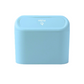 Blue Compact Car Trash Can 2 Pack Hanging Storage Bin with Push Lid for Vehicle Door and Seat Back Universal Fit Waste Management Solution for Local Drivers