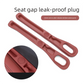 Red Car Seat Gap Filler Strip with Integrated Storage Slot Universal Interior Organizer for Mobile Phones and Keys Safety Solution for Local Drivers