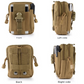 CP camouflage Tactical Molle Waist Bag Waterproof Phone Pouch for 6 inch Smartphones Compact Large Capacity Belt Loop Organizer for Local Outdoor Adventurers
