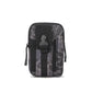 Black python pattern Tactical Molle Waist Bag Waterproof Phone Pouch for 6 inch Smartphones Compact Large Capacity Belt Loop Organizer for Local Outdoor Adventurers