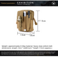 Jungle Digital Tactical Molle Waist Bag Waterproof Phone Pouch for 6 inch Smartphones Compact Large Capacity Belt Loop Organizer for Local Outdoor Adventurers
