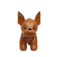 Brown French Bulldog Shaped Crossbody Bag PU Leather Animal Design for Daily Outings Fashionable and Lightweight Accessory for Local Trendy Women