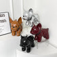 Brown French Bulldog Shaped Crossbody Bag PU Leather Animal Design for Daily Outings Fashionable and Lightweight Accessory for Local Trendy Women