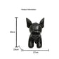 Black French Bulldog Shaped Crossbody Bag PU Leather Animal Design for Daily Outings Fashionable and Lightweight Accessory for Local Trendy Women