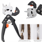 Orange Handheld Grafting Shear with Replaceable Blades and Pruning Function for Tree Grafting and Branch Trimming Professional Garden Tool Local Standard Fit