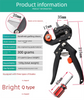 Orange Handheld Grafting Shear with Replaceable Blades and Pruning Function for Tree Grafting and Branch Trimming Professional Garden Tool Local Standard Fit