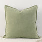 Matcha green Nordic Herringbone Chenille Pillowcases 2 Pack 45x45cm for Sofa and Bed Soft Decorative Cushion Covers No Inserts Included Local Standard Fit Home Styling