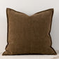 Mint chocolate Nordic Herringbone Chenille Pillowcases 2 Pack 45x45cm for Sofa and Bed Soft Decorative Cushion Covers No Inserts Included Local Standard Fit Home Styling