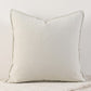 Cream White Nordic Herringbone Chenille Pillowcases 2 Pack 45x45cm for Sofa and Bed Soft Decorative Cushion Covers No Inserts Included Local Standard Fit Home Styling