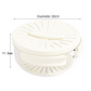 White large Multi-functional Fruit and Vegetable Washing Bowl with Lid and Hidden Handle Double-Layer Drainage Container for Refrigerator Storage and Outdoor Picnic Efficient Food Preservation for Local Standard Kitchens