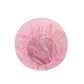 Pink Premium Double-Layer Waterproof Shower Cap for Women Long Hair Protection Stylish Reusable Bath Hat for Professional Hair Care at Local Spas and Homes