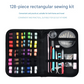 128-Piece Sewing Kit with 40 Colorful Thread Spools – Portable, Compact Sewing Set for Home, Travel & DIY Repairs