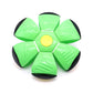 Green Transformable Dog Toy – Dual-Mode Bouncing Ball & Flying Disc for Interactive Play, Durable Chewing, and Mental Stimulation