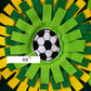 Interactive Dog & Cat Snuffle Mat – Football Field Design Puzzle Feeding Mat for Mental Stimulation, Slow Feeding, and Anxiety Relief