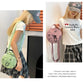 Orange Fashionable Round Crossbody Bag with Water-Resistant Nylon and Multi-Pocket Design for Daily Travel Lightweight Hands-Free Storage Solution for Local Professionals