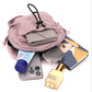 Orange Fashionable Round Crossbody Bag with Water-Resistant Nylon and Multi-Pocket Design for Daily Travel Lightweight Hands-Free Storage Solution for Local Professionals
