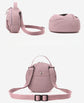 Green lemon Fashionable Round Crossbody Bag with Water-Resistant Nylon and Multi-Pocket Design for Daily Travel Lightweight Hands-Free Storage Solution for Local Professionals