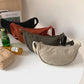 Wine Red Lightweight Nylon Crossbody Bag – Compact Saddle Style with Adjustable Strap for Everyday Use