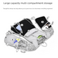 Grey and black Lightweight Hydration Backpack with 2L Water Bladder Compartment – Ideal for Running, Cycling, Hiking, and Outdoor Activities