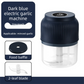 2-Leaf blade Blue Wireless Electric Garlic Chopper 300ml Portable Mini Food Processor USB Rechargeable for Baby Food and Dipping Sauce Essential Local Kitchen Tool