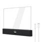 Black LED Flat Panel Reading Light with 99m Timer 3 Color Modes Stepless Dimming Rechargeable Eye Protection Book Light for Bedside Dormitory Local Standard
