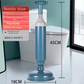 Blue High-Pressure Toilet Plunger with Vacuum Seal – Powerful Drain Unclogger for Toilets, Sinks & Drains (45cm)