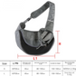 Blue Portable Pet Sling Backpack for Small Dogs and Cats – Size S with Breathable Mesh Design