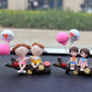Tree Branch Couple Balloons Cute Couple Car Ornament for Dashboard – Romantic Interior Decoration for Vehicles