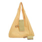 Yellow Foldable Tote Bag with Built-In Storage Pouch – Compact Reusable Shopping Bag That Packs into Itself, Ideal for Daily Carry and Eco-Friendly Use