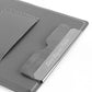2-PCS Brown Portable Foldable Phone Stand with Card Holder – Compact Desktop Mobile Phone Holder for Home, Office, and Travel Use