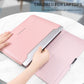 Black 3-in-1 Laptop Sleeve with Built-In Stand & Wrist Rest – Waterproof PU Protective Case for 13/14 Inch Laptops, Portable and Ergonomic Design