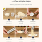 White Wireless Handheld Electric Pasta Maker – Rechargeable Dough Extruder with 5 Nozzles for Homemade Noodles, Spaghetti, Fettuccine & Sausage Stuffer, USB-C Charged