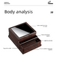 Walnut Automatic Cigarette Box with 40-Slot Capacity – Pop-Out Dispenser for Car and Home Use, ABS Material with Lighter Holder and Carbon Fiber Look Design