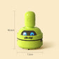 Green Compact Desktop Vacuum Cleaner – Rechargeable Mini Dust Collector for Eraser Shavings, Pencil Shavings, Paper Scraps, and Fine Debris